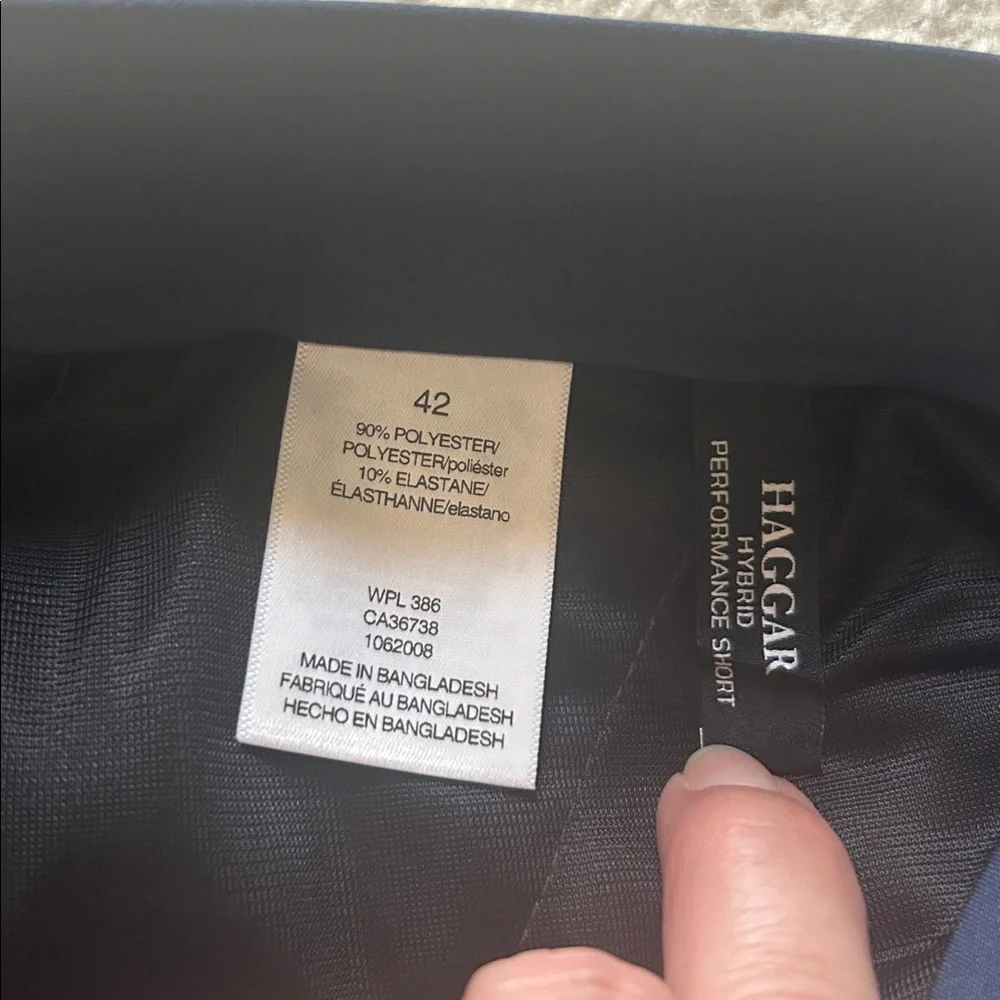 Haggar navy hybrid
